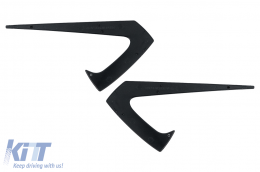 Aero Body Kit kiegészítő Tesla Model 3 (2023-) lökhárító toldat diffúzor zongoralakk fekete-image-6110845