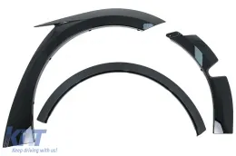 Aero Body Kit kiegészítő Tesla Model 3 (2017-2022) lökhárító toldat diffúzor és kerékjárati ív zongoralakk fekete-image-6110780