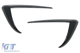 Aero Body Kit kiegészítő Tesla Model 3 (2017-2022) lökhárító toldat diffúzor és kerékjárati ív zongoralakk fekete-image-6110782