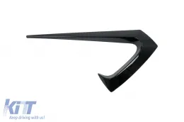 Aero Body Kit kiegészítő Tesla Model 3 (2017-2022) lökhárító toldat diffúzor és kerékjárati ív zongoralakk fekete-image-6110786