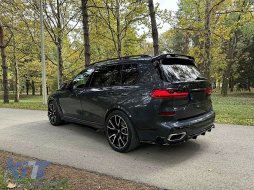 Aero Body Kit Lèvre pour BMW X7 G07 18-22 Black Knight Design Noir Becquet Toit-image-6108203