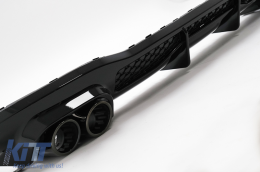 Aero Body Kit Mercedes S-osztály W223 Limousine Sport Line (2020-up) Piano Black-image-6098811