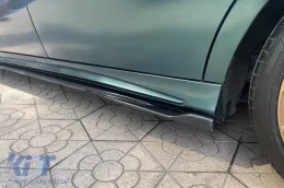 Aero Body Kit подходящ за Mercedes A-Class W176 Спортна линия (2015-2018) Piano Black-image-6107766