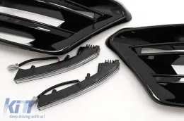 Aero Body Kit подходящ за Mercedes S-Class W223 Лимузина Спортна линия (2020-up) Piano Black-image-6098808