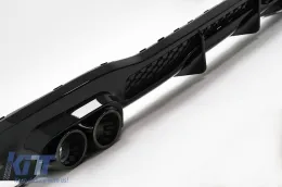 Aero Body Kit подходящ за Mercedes S-Class W223 Лимузина Спортна линия (2020-up) Piano Black-image-6098811