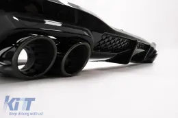 Aero Body Kit подходящ за Mercedes S-Class W223 Лимузина Спортна линия (2020-up) Piano Black-image-6098812