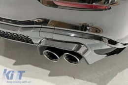 Aero Body Kit подходящ за Mercedes S-Class W223 Лимузина Спортна линия (2020-up) Piano Black-image-6103685