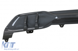 Aero Body Kit Stoßfängerlippe Diffusor für BMW X5 G05 2018-2022 M Performance Carbon Look-image-6075990