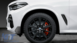 Aero Body Kit Stoßfängerlippe Diffusor für BMW X5 G05 2018-2022 M Performance Carbon Look-image-6076002