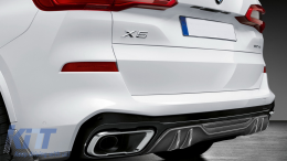 Aero Body Kit Stoßfängerlippe Diffusor für BMW X5 G05 2018-2022 M Performance Carbon Look-image-6076003