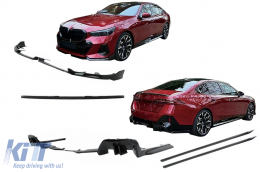 Aero Body Kit suitable for BMW 5 Series G60 M-Tech (2023-) Black Knight Design - CBBMG60MPAEROB