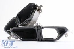 Aero Body Kit suitable for BMW 7 Series G70 M-Tech (2022-up) Black Knight Design Piano Black-image-6112761