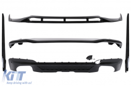 image-62-Aero Body Kit suitable for BMW X3 G01 M Sport (2018-2020) Black Knight Design Piano Black