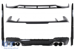 Aero Body Kit suitable for BMW X3 G01 M-Tech (2018-2020) Black Knight Design - CBBMX3G01AEROB