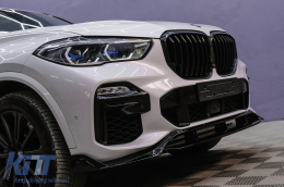 Aero Body Kit suitable for BMW X5 G05 (2018-2022) M-Tech Black Knight Design Piano Black-image-6104863
