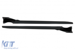 Aero Body Kit suitable for BMW X7 G07 (2018-2022) M-Tech Black Knight Design Piano Black-image-6089109