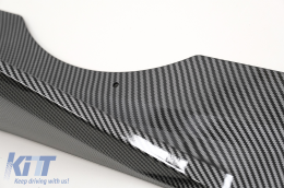 Aero Body Kit suitable for BMW X7 G07 (2018-2022) M-Tech Black Knight Design Carbon Fiber Look-image-6090591