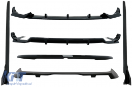 Aero Body Kit suitable for BMW X7 G07 (2018-up) M-Tech Black Knight Design Piano Black - CBBMG07MPB