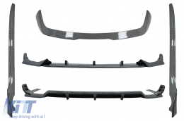 Aero Body Kit suitable for BMW X7 G07 (2018-up) M-Tech Black Knight Design Carbon Fiber Look - CBBMG07MPCF