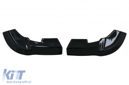 Aero Body Kit suitable for Mercedes A-Class W176 Sport Line (2015-2018) Piano Black-image-6096073