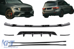 Aero Body Kit suitable for Mercedes GLB X247 (2019-2023) Black - CBMBX247AERO