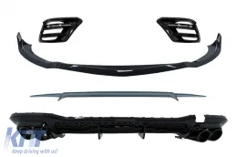 image-38-Aero Body Kit suitable for Mercedes S-Class W223 Limousine Sport Line (2020-up) Piano Black