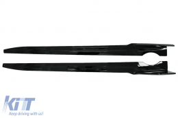 Aero Body Kit с Централни решетки Double Stripe подходящ за BMW X5 G05 (2018-up) M Черен Knight Дизайн Piano Black-image-6080377