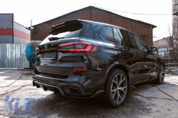 Aero Body Kit с Централни решетки Double Stripe подходящ за BMW X5 G05 (2018-up) M Черен Knight Дизайн Piano Black-image-6091522