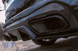 Aero Body Kit с Централни решетки Double Stripe подходящ за BMW X5 G05 (2018-up) M Черен Knight Дизайн Piano Black-image-6091530