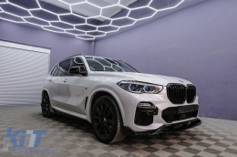 Aero Body Kit с Централни решетки Double Stripe подходящ за BMW X5 G05 (2018-up) M Черен Knight Дизайн Piano Black-image-6104877