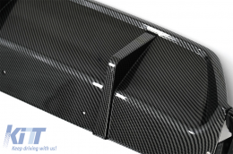 Aero Body Kit Въглеродни влакна with Централни решетки Piano Black подходящ за BMW X5 G05 (2018-up) M-Tech Черен Knight Дизайн-image-6080546