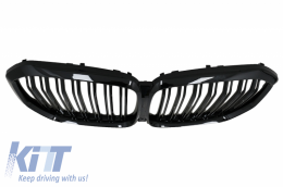 Aero Body Kit Въглеродни влакна with Централни решетки Piano Black подходящ за BMW X5 G05 (2018-up) M-Tech Черен Knight Дизайн-image-6080564