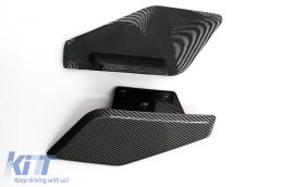Aero Body Kit Предна Броня Липна и въздушен дифузьор подходящ за BMW X6 F16 LCI (2015-2019) M Technik Спорт Carbon Look-image-6088220
