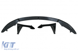 Aero Body Kit Предна Броня, устни и въздушен дифузьор, подходящи за BMW F80 M3 Sedan F82 M4 Купе (2014-2019) M Sport Дизайн Piano Black-image-6095323