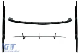 Aero Body Kit Дифузьор за Предна Броня и Прагове, подходящи за Mercedes E-Class E63 W213 S213 (2016-2019) Piano Black-image-6095690