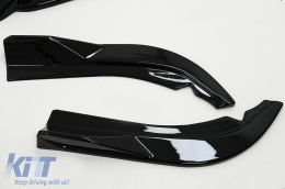 Aero-Bodykit Stoßstange Spoiler Diffusor-Erweiterungen für BMW 4 G22 Coupe 20+ M Tech-image-6095832