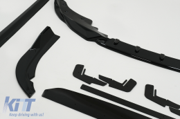 Aero-Bodykit Stoßstange Spoiler Diffusor-Erweiterungen für BMW 4 G22 Coupe 20+ M Tech-image-6095838