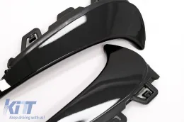 Задна Броня Aero Flaps Flics Side Fins подходящи за Mercedes GLA SUV H247 (2020-up) Спортна линия Piano Black-image-6084872