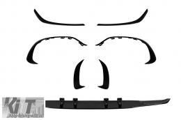 Aero package type A45S suitable for Mercedes A-Class W177 after 2018 with A45 A Design package, black lacquer - ABMEBK6011657