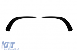 Aero strips suitable for front A Design-Line bumper on Mercedes CLA C118 after 2019, black lacquer - ABSM6020855