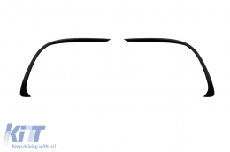 image-26-Aero strips type 63 suitable for front A design bumper of Mercedes C-Class W206, S206 after 2021, black lacquer