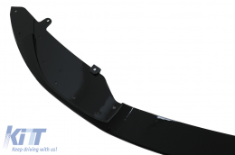 Aerodunamikó Body Kit Emprós Profulaktíras kai diachvths aéra katállhlo gia BMW F80 M3 Sedan F82 M4 Koupé (2014-2019) M Sport Schediasmós Piáno Mavro-image-6095320