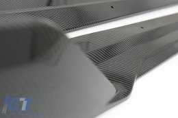 Aerodunamikó Body Kit Inódes Ánthraka me Kentrikés grílies nefrón Piáno Mavro katállhlo gia BMW X5 G05 (2018-2022) M-Tech Mavro Knight Schediasmós-image-6080522