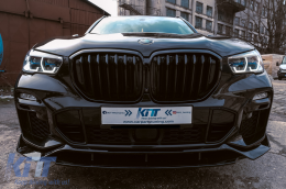 Aerodunamikó Body Kit katállhlo gia BMW X5 G05 (2018-2022) M-Tech Mavro Knight Schediasmós Piáno Mavro-image-6091494