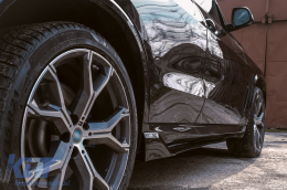 Aerodunamikó Body Kit katállhlo gia BMW X5 G05 (2018-2022) M-Tech Mavro Knight Schediasmós Piáno Mavro-image-6091501