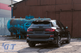 Aerodunamikó Body Kit katállhlo gia BMW X5 G05 (2018-2022) M-Tech Mavro Knight Schediasmós Piáno Mavro-image-6091505
