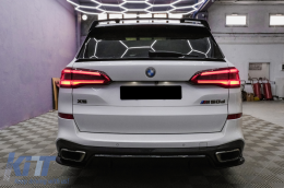 Aerodunamikó Body Kit katállhlo gia BMW X5 G05 (2018-2022) M-Tech Mavro Knight Schediasmós Piáno Mavro-image-6104866