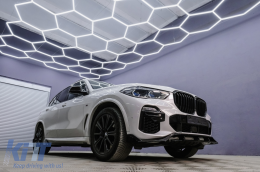 Aerodunamikó Body Kit katállhlo gia BMW X5 G05 (2018-2022) M-Tech Mavro Knight Schediasmós Inódes Ánthraka-image-6080085