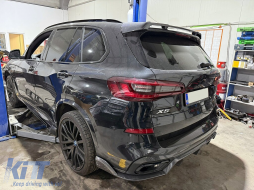 Aerodunamikó Body Kit katállhlo gia BMW X5 G05 (2018-2022) M-Tech Mavro Knight Schediasmós Inódes Ánthraka-image-6110033