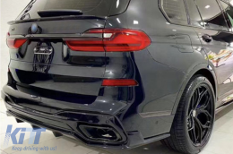 Aerodunamikó Body Kit katállhlo gia BMW X7 G07 (2018-2022) M-Tech Mavro Knight Schediasmós Piáno Mavro-image-6080149
